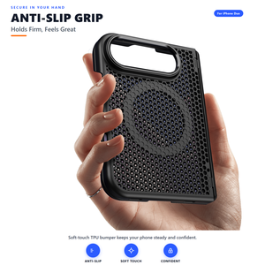 Funda Magnética de Lujo para iPhone Duo con Disipación de Calor y Diseño Calado Mate, con Cubierta Protectora para Carga Inalámbrica por Eje Central - Product Image 5
