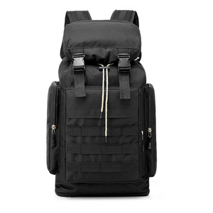 Maßgefertigter Unisex Großraum-Rucksack aus Oxford-Gewebe mit Doppelgurten für Reisen und Outdoor-Aktivitäten, USB-Anschluss und Polyester-Futter - Product Image 1