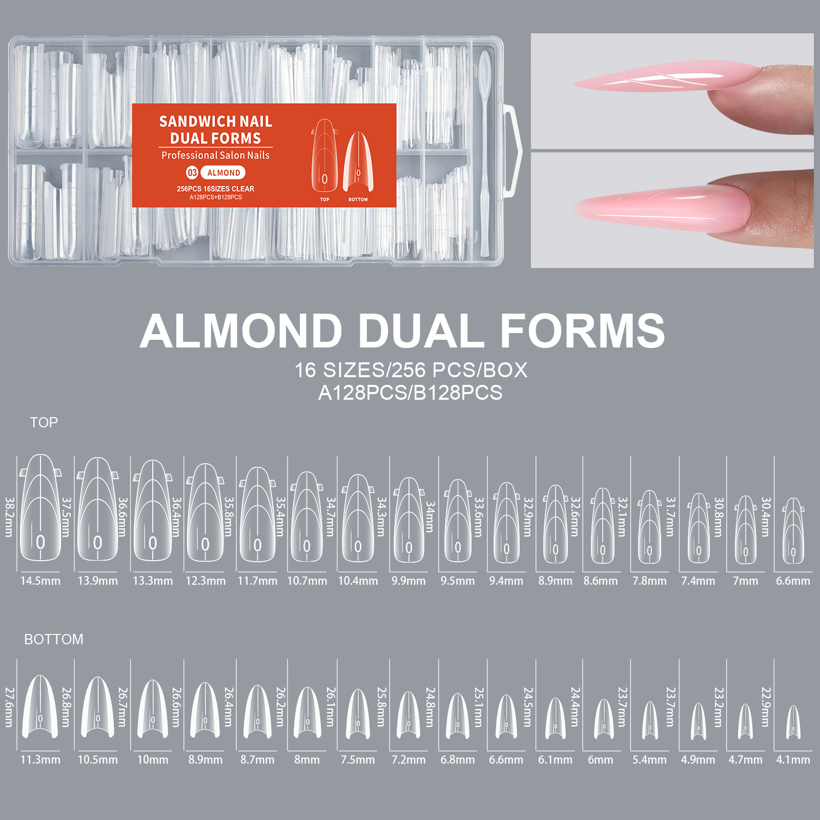 Chiodi per sandwich alle mandorle Dual Forms