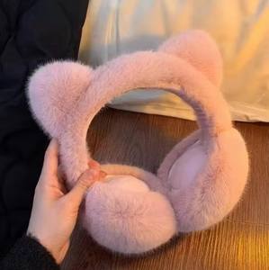 Cache-oreilles en peluche tendance pour l'hiver, protection contre le vent et le froid, idéal pour les étudiantes et les cyclistes - Product Image 6