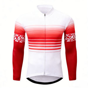 Jersey de Ciclismo Personalizado con Logotipo, Ligero, Transpirable, de Secado Rápido, Profesional, de Manga Larga, para Equipo de Ciclismo - Product Image 2