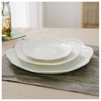 Ensemble de supports à gâteaux à 3 niveaux-Plateau à dessert réglable pour mariage, fête, support d'assiette de service pour le thé de l'après-midi (assemblé)
