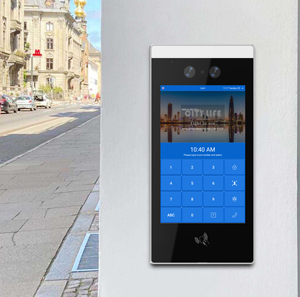Visiophone avec reconnaissance faciale, interphone vidéo, contrôle d'accès d'appartement, Android, SIP, pour porte - Product Image 1