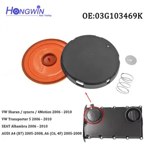 03G103469H, 03G103469K Nueva Tapa de Válvula PCV con Membrana para VW Sharan Syncro 4Motion Transporter Audi A6 A4 1.9 2.0 ASZ BTB BRT - Product Image 2