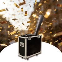 Lanceur de confettis métallique DMX512 MINGLANG pour scène DJ, canon à confettis, souffleur de fête, tube de 55 cm, distance de projection de 6 à 12 m