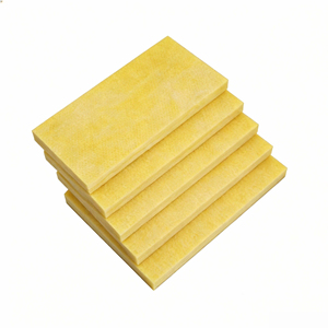 Panneau de laine de verre isolant thermique fourni par l'usine 1,2m×0,6m 40kg/m³ Isolation des conduites HVAC Anti-condensation - Product Image 3