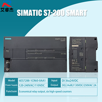 Nuevo PLC Original SIMATIC S7-200 Smart 6ES7288-1CR60-0AA1 CPUCR60s, Controlador Lógico Programable, 6es7 288-1cr60-0aa1, 36DI/24DO