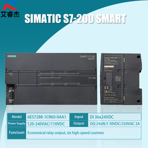 PLC SIMATIC S7-200 Smart 6ES7288-1CR60-0AA1 CPUCR60s ใหม่แกะกล่อง ตัวควบคุมลอจิกแบบตั้งโปรแกรมได้ 6es7 288-1cr60-0aa1 36DI/24DO - Product Image 1