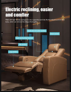 Muebles <span class=keywords><strong>de</strong></span> gama alta para cine <span class=keywords><strong>en</strong></span> <span class=keywords><strong>casa</strong></span>, sillón individual, silla, elevador eléctrico, carga USB para disfrutar <span class=keywords><strong>de</strong></span> películas caseras y TV, Felicidad sola - Product Image 5