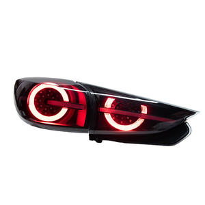 Conjunto de Luces Traseras para Angkesaila Hatchback 14-19, Material ABS, LED Modificado con Efecto de Agua para Mayor Visibilidad - Product Image 1