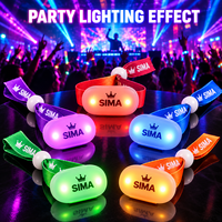 Bracelet LED Sincen pour événements personnalisés, marketing, concerts, effets visuels, interaction avec le public, engagement du public, spectacle en stade