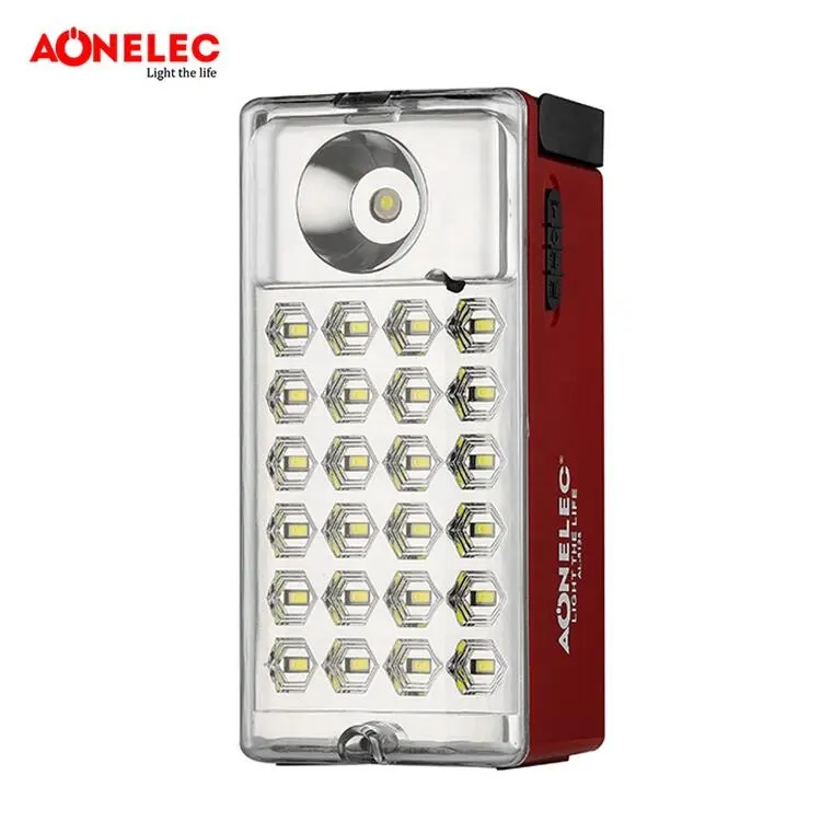 Factory Supply Attractive Price Lithium Battery rechargeable led emergency light with USB charging for home use