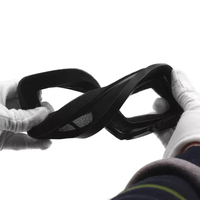 Masque Intégral Détachable Squelette Anti-UV pour Moto, Lunettes Tactiques de Protection d'Entraînement Type Crâne pour Casque