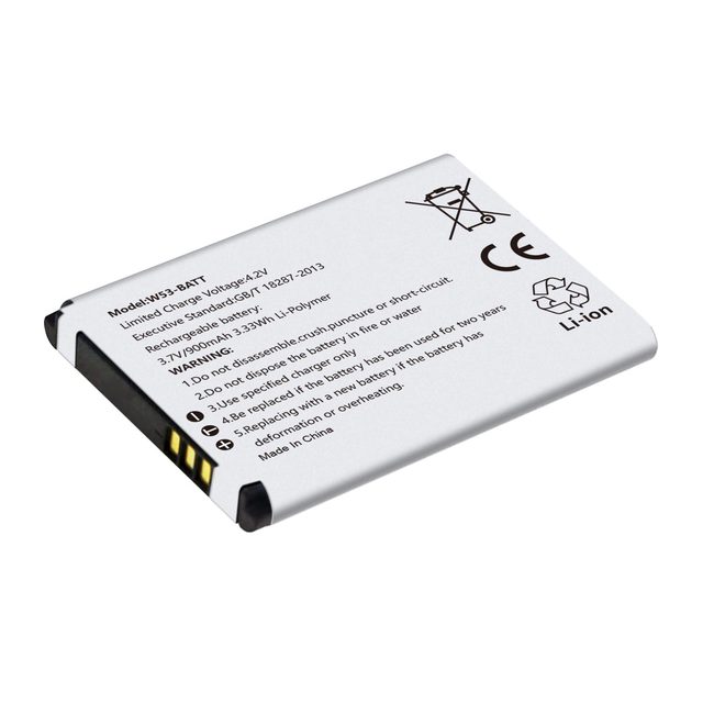 Rechargeable Li-Ion W53-BATT Replacement Battery for Yealink W73 W73P W78H W78P DECT Handset SWLPB