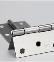 Charnières de porte pliantes en bois à roulement à billes en acier inoxydable robustes au design moderne