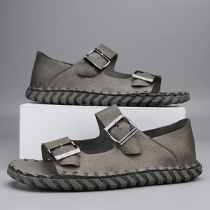 Pantoufles décontractées tendance avec logo personnalisé, nouveau design, pantoufles pour hommes avec semelle en liège - Product Image 3
