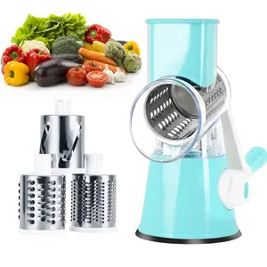 4 In 1 Multifunction Manual Vegetable Chopper Cheese Shredder Vegetable Cutter Slicer Onion Potato Rotary Cheese Grater Machine