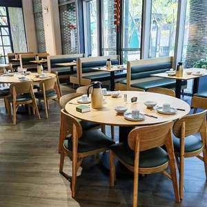 Sofá Esquinero Doble para <span class=keywords><strong>Restaurante</strong></span> al Aire Libre, Muebles de Comedor con Estructura Metálica - Product Image 6