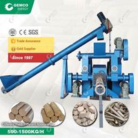 Vis de charbon de biomasse au meilleur prix d'usine, paille de bois, presse à Briquette pour la compression, coquille de riz, coquille de noix de coco
