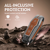 Magicocase Ford – Étui de clé de voiture intelligent d'origine en alliage de zinc et silicone, porte-clés 7 couleurs, style professionnel, housses de clé de voiture pour