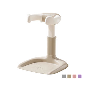 Support de <span class=keywords><strong>bain</strong></span> multifonctionnel <span class=keywords><strong>pour</strong></span> bébé, structure dorée, hauteur réglable, support de <span class=keywords><strong>baignoire</strong></span> debout <span class=keywords><strong>pour</strong></span> bébé avec réglage à une touche - Product Image 6