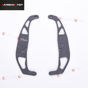 Para <span class=keywords><strong>Audi</strong></span> A4 B8 A3 8P S3 A5 A6 <span class=keywords><strong>S6</strong></span> <span class=keywords><strong>C6</strong></span> Q5 A8 R8 TT TTS Volante de coche Palanca de cambios de carbono Extensión de engranaje - Product Image 5