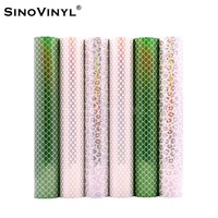 Mosaico holográfico sirena Color plata autoadhesivo signo ordenador Plotter DIY artesanía CORTE PERMANENTE vinilo pegatina