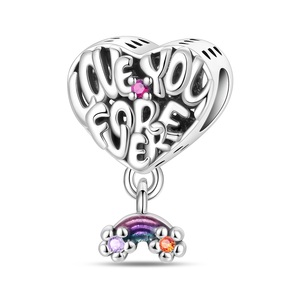 Nuevo Dije Original de Plata de Ley S925 con Diseño de Bolso de Mejores Amigas, Colgante de Amistad para Pulsera DIY, Joyería para Mujer - Product Image 3