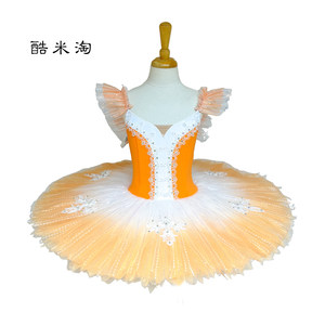 <span class=keywords><strong>Jupe</strong></span> <span class=keywords><strong>tutu</strong></span> de ballet en dentelle dégradée orange et blanc pour <span class=keywords><strong>femme</strong></span> adulte, costume de performance La Belle au bois dormant - Product Image 6