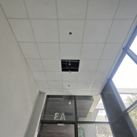 Componentes de Rejilla de Techo Modernos de Acero Galvanizado Personalizados con Viga Principal en T y Ángulo de Pared Flexible