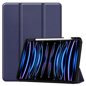 Étui de protection en cuir PU pour tablette, avec fente pour stylo, support intelligent, couverture arrière en TPU pour <span class=keywords><strong>iPad</strong></span> <span class=keywords><strong>Pro</strong></span> <span class=keywords><strong>11</strong></span> <span class=keywords><strong>pouces</strong></span> 2022 Air5 - Product Image 1