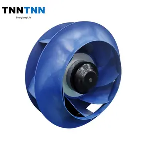 TNNTNN 225mm EC 220V genel hız kontrolü 0 ~ 10V PWM ec geriye doğru kavisli tek girişli santrifüj fan HVAC sistemi için