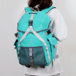 Casual Sports <b>Backpack</b> Large Capacity <b>Waterproof</b> 15 Inch Laptop Compartment For Campus Travel Unisex Cyan - Product Image 1