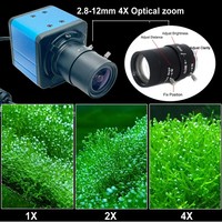 30fps 4K 8MP CMOS USB Web Kamerası IMX415 5-100mm 5-50mm Değişken Odaklı Lens Full HD 4MP F5253 Mejpg Endüstriyel Makine Kamerası UVC OTG