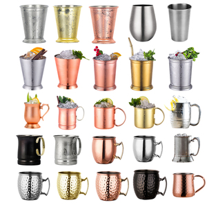 Hot Selling Moscow Mule <strong>Copper</strong> <strong>Mug</strong> Sublimation <strong>Copper</strong> Plated Stainless Steel <strong>Mug</strong> Hammered Cocktail Cup - Product Image 1
