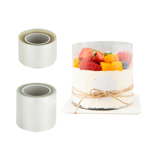 Venta al por mayor transparente envolvente 100 metros hojas de acetato 50m pastel collar rollo para pasteles hornear DIY Decoración - Product Image 1