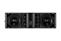 Sistema de Altavoces de Línea Activo/Pasivo de 3 Vías HDL 50-A 4K Dual de 12 Pulgadas con Caja Acústica de Madera, Sonido Amplificado de 4000 W para Uso en Escenarios