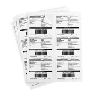 กระดาษสติกเกอร์กาวในตัวแบบแผ่นครึ่งขนาด A4 ยี่ห้อ Likexin ขนาด 8.5" x 5.5" สำหรับพิมพ์อิงค์เจ็ท แบบด้าน - Product Image 1