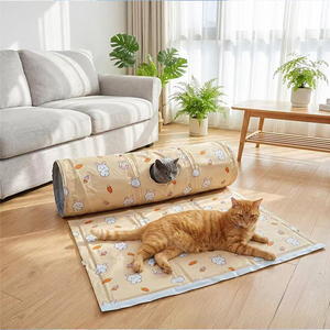 Tapis rafraîchissant en gel <span class=keywords><strong>pour</strong></span> l'été, <span class=keywords><strong>coussin</strong></span> de repos double usage <span class=keywords><strong>pour</strong></span> tunnel <span class=keywords><strong>pour</strong></span> <span class=keywords><strong>chat</strong></span>, lit <span class=keywords><strong>auto</strong></span>-refroidissant, tapis rafraîchissant <span class=keywords><strong>pour</strong></span> soulager la chaleur <span class=keywords><strong>pour</strong></span> chats et chiens - Product Image 4