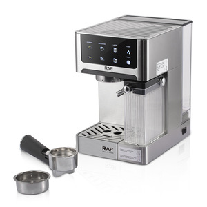 Machine à café à capsules italienne portable électrique DIY en acier inoxydable à motif floral <span class=keywords><strong>RAF</strong></span> pour voiture, conforme aux réglementations européennes - Product Image 2