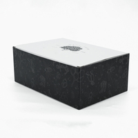 Boîte en carton personnalisée avec logo, nouveau design, pour cadeaux, foulards, serviettes, sous-vêtements, chaussettes, sous-vêtements en carton ondulé