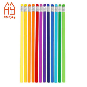 Crayon thermosensible changeant de couleur, crayon <span class=keywords><strong>bleu</strong></span> personnalisé avec gomme, cadeau promotionnel pour le bureau et l'école - Product Image 5