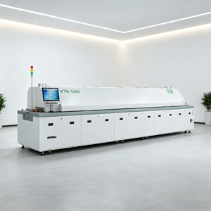 Système de soudage à refusion d'azote polyvalent à 10 zones, four de haute précision pour assemblage de circuits imprimés complexes KTR-1000 - Product Image 2