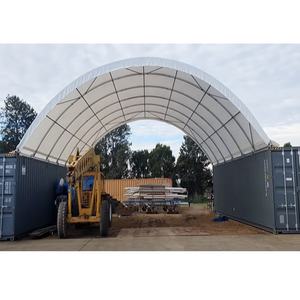 Bâtiment de stockage temporaire en structure acier imperméable pour extérieur C4040S, dôme GAISHI, abri - Product Image 3