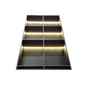 Niche murale rectangulaire en acier inoxydable 304 de l'usine de Foshan, étagère de rangement de cuisine haut de gamme, armoire encastrée moderne et durable - Product Image 1