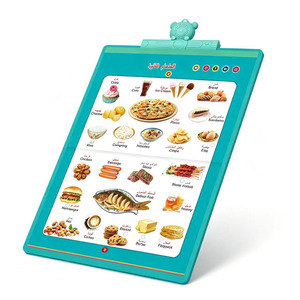 Tableau mural interactif bilingue arabe et <span class=keywords><strong>anglais</strong></span> pour enfants : Machine d'<span class=keywords><strong>apprentissage</strong></span> islamique pour jeunes enfants, jouet éducatif préscolaire - Product Image 2