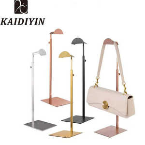 Akrilik baja tahan karat kustom untuk tampilan POP Dompet logam berdiri rak pajangan penyimpanan barang tangan - Product Image 6