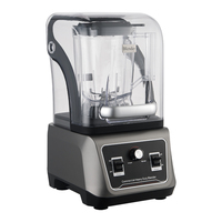 Mesin Blender es tidak pecah 1800W, Blender es penggunaan komersial & rumah dengan penutup kedap suara 2L