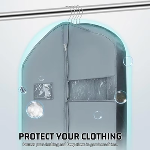 Oem/odm Custom Wholesale Eco-friendly Reusable Nonwoven Fabric Material Clothes <strong>Garment</strong> <strong>Bag</strong> Suit <strong>Bag</strong> for Dustproof - Product Image 2