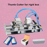Machine de découpe pneumatique à double poinçon pour boîtes cadeaux en carton - Perforatrice semi-circulaire avec PLC Schneider